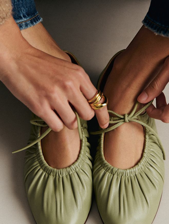 Marthe Low Ballet Flats by Sézane