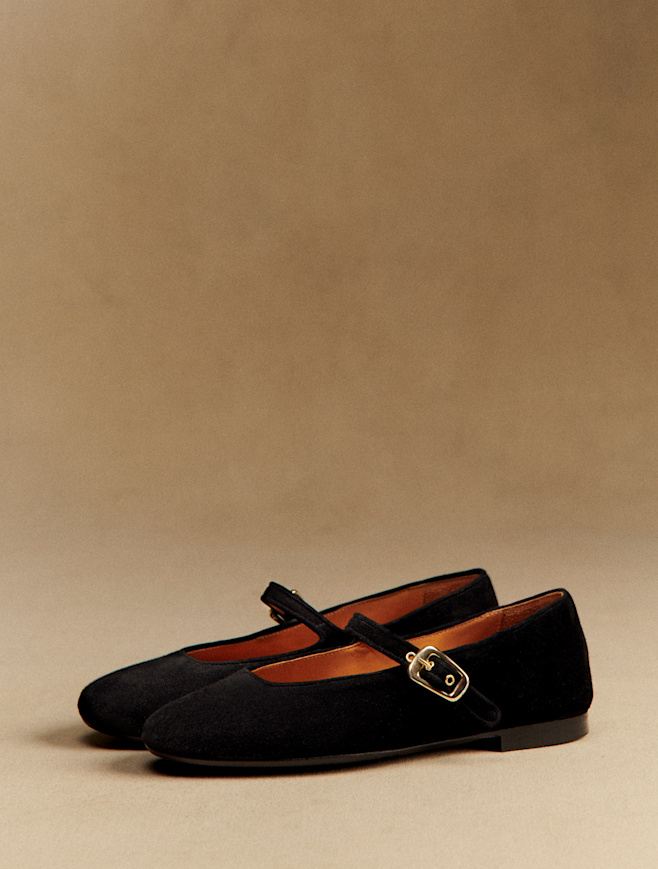 【新品未使用】Sezane メリージェーン パンプス セザンヌ ブラック サンダル、ベビー＆パンプス｜レディース｜Sézane