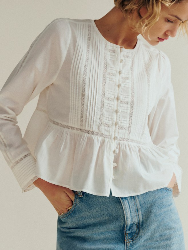 Tops: Blouses, Shirts & Tees | Women's Fashion | Sézane