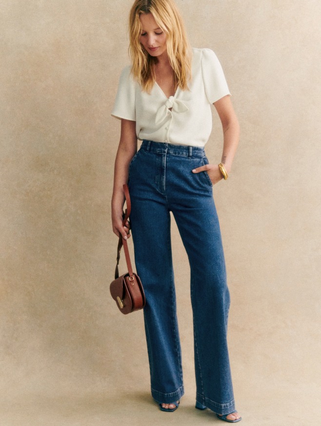 Denim: high-waisted, low-waisted and slim-fit jeans | Womenswear | Sézane