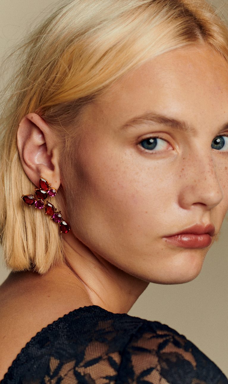 Sézane セザンヌ ピアス べっ甲柄 Sezane ピアス Sézane セザンヌ ピアス べっ甲柄 ピアス｜レディース