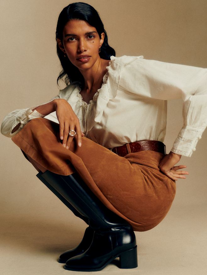 シルバー メッシュ編み ブーツ 中ヒール sezane alba boots シルバー メッシュ編み ブーツ 中ヒール sezane alba boots