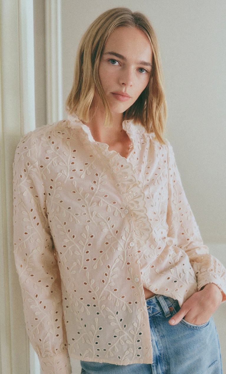トップス : レース＆刺繍コレクション | レディースウェア | Sézane