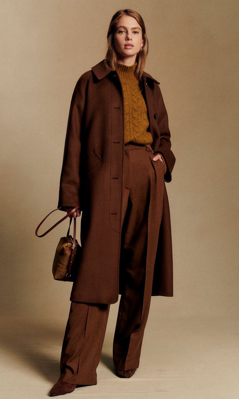 SÉZANE オーバコート 安心の国内配送】セザンヌ クラシック フレンチトレンチコート