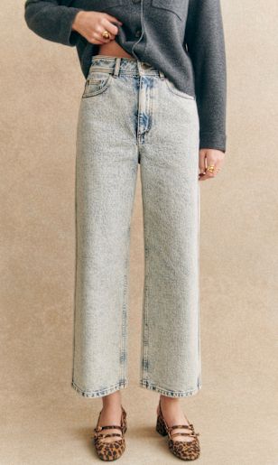 デニム：ハイウエスト、スリム、ストレート | パリ発