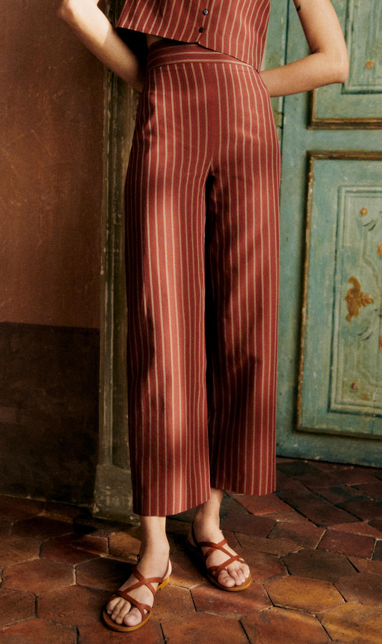High waisted, slim-fit and straight leg Trousers & Jeans