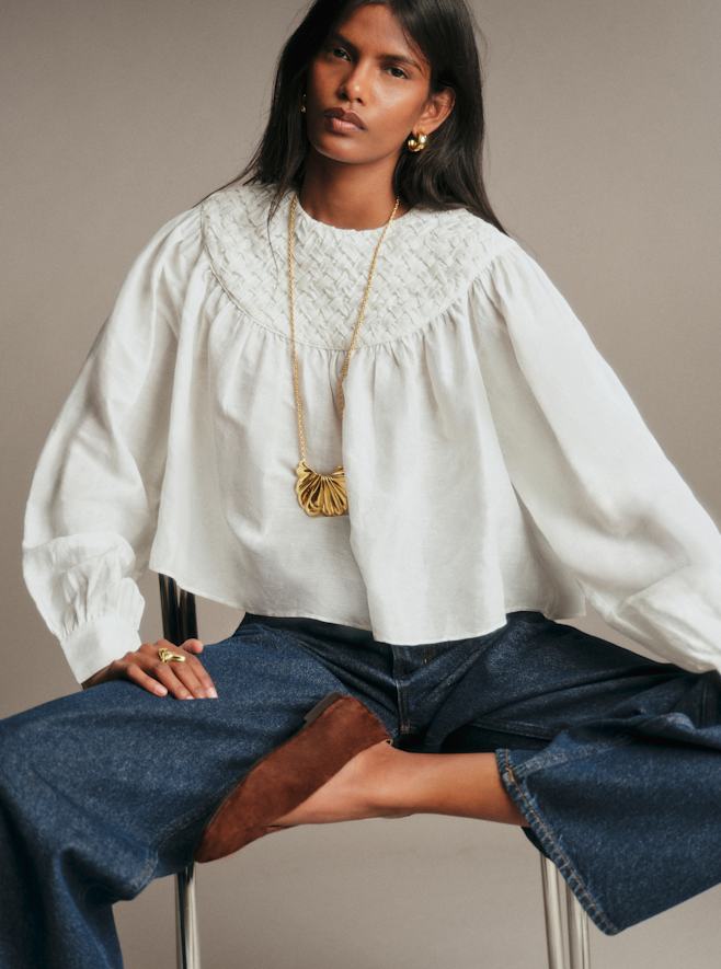 Tops: Lace & Embroidered | Women's Fashion | Sézane