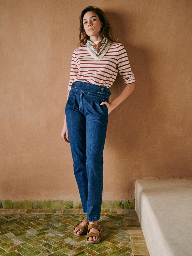 Sezane pantalon francky clearance