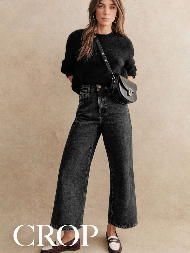 Denim: high-waisted, low-waisted and slim-fit jeans