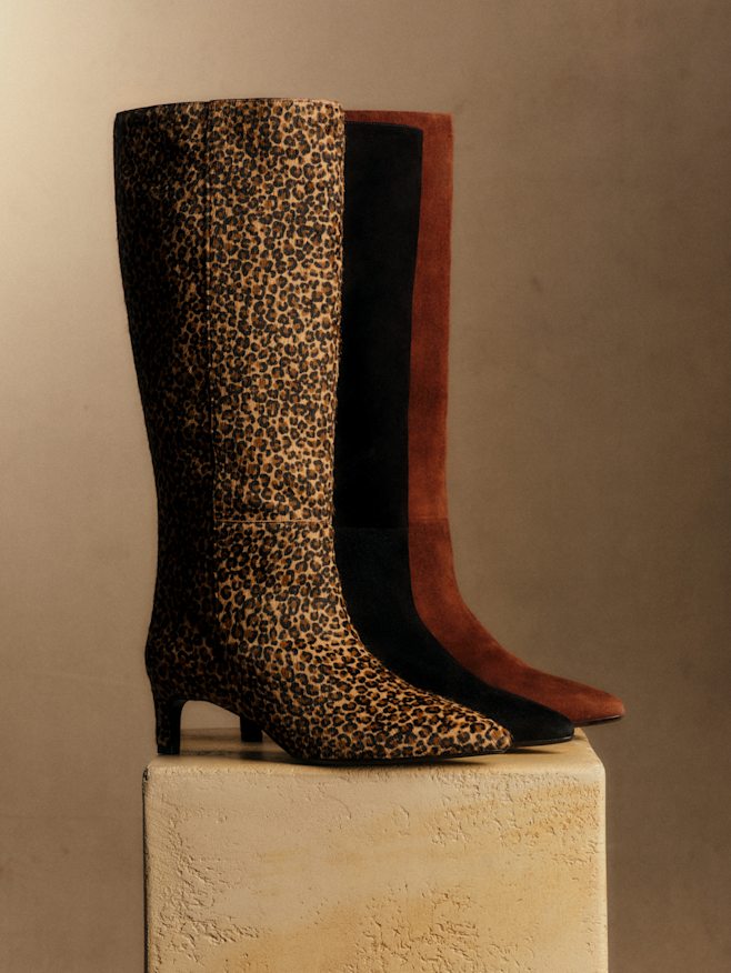 シルバー メッシュ編み ブーツ 中ヒール sezane alba boots シルバー