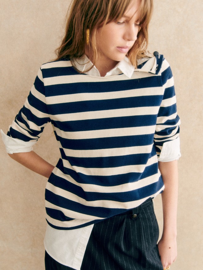 Camisetas marineras y Sudaderas Moda para mujer Sezane