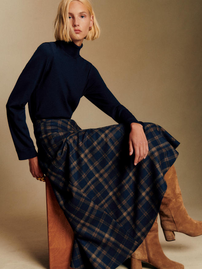 セザンヌ　SEZANE スカート L SEZANE(セザンヌ) スカート(レディース) - 海外通販のBUYMA