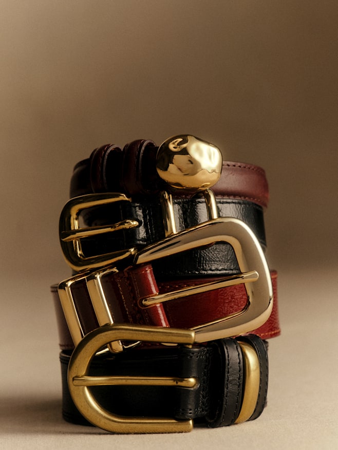 ベルト : レザー、スエード、編み込み | レディースウェア | Sézane