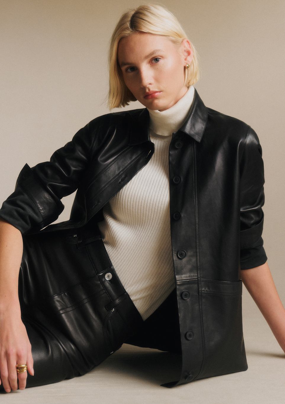 Paolo コート - キャメル - ウール - Sézane