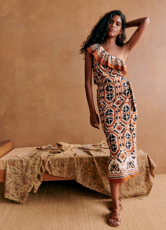 Sezane robe lana on sale