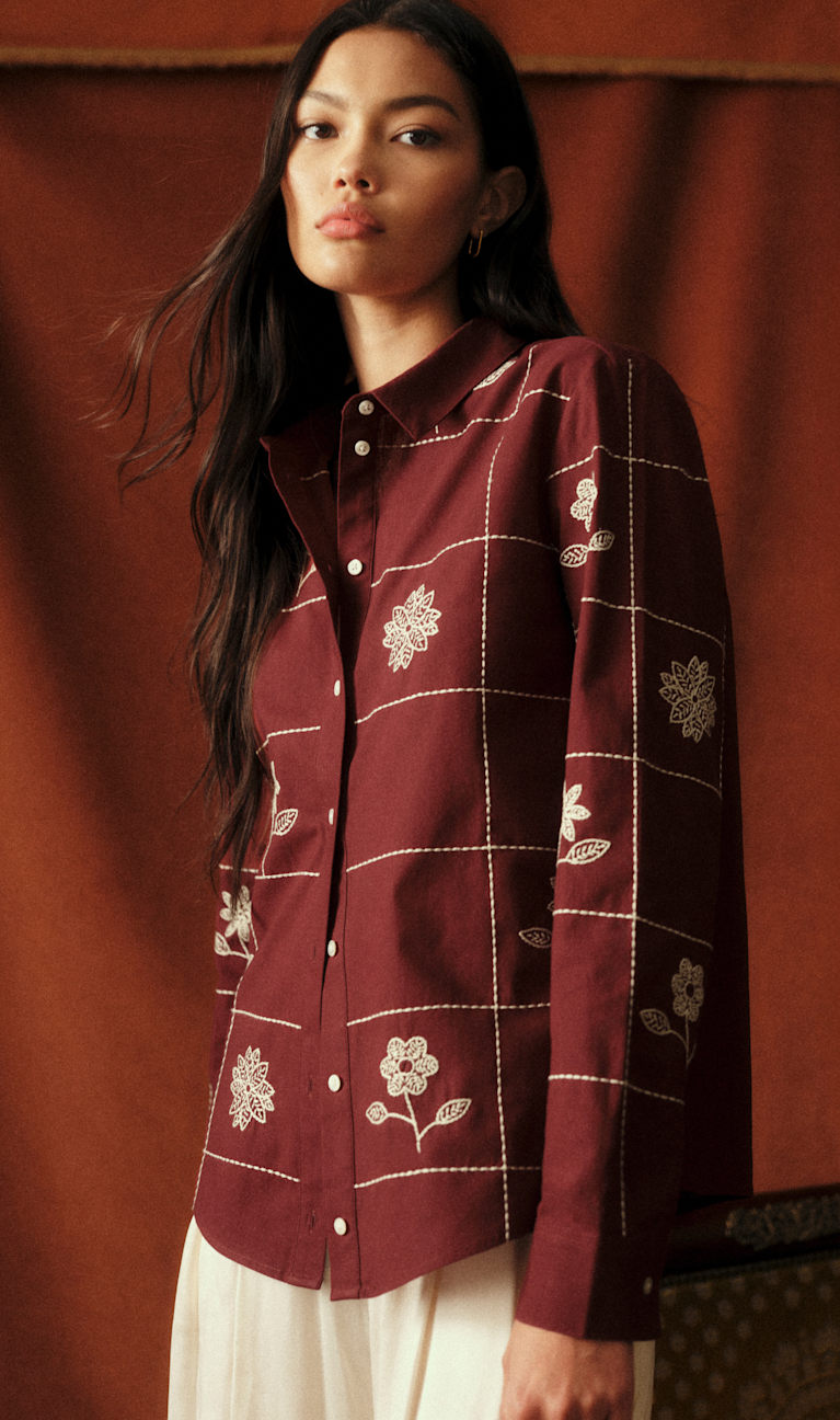 Lace & Embroidery, Tops, Shop | Sézane