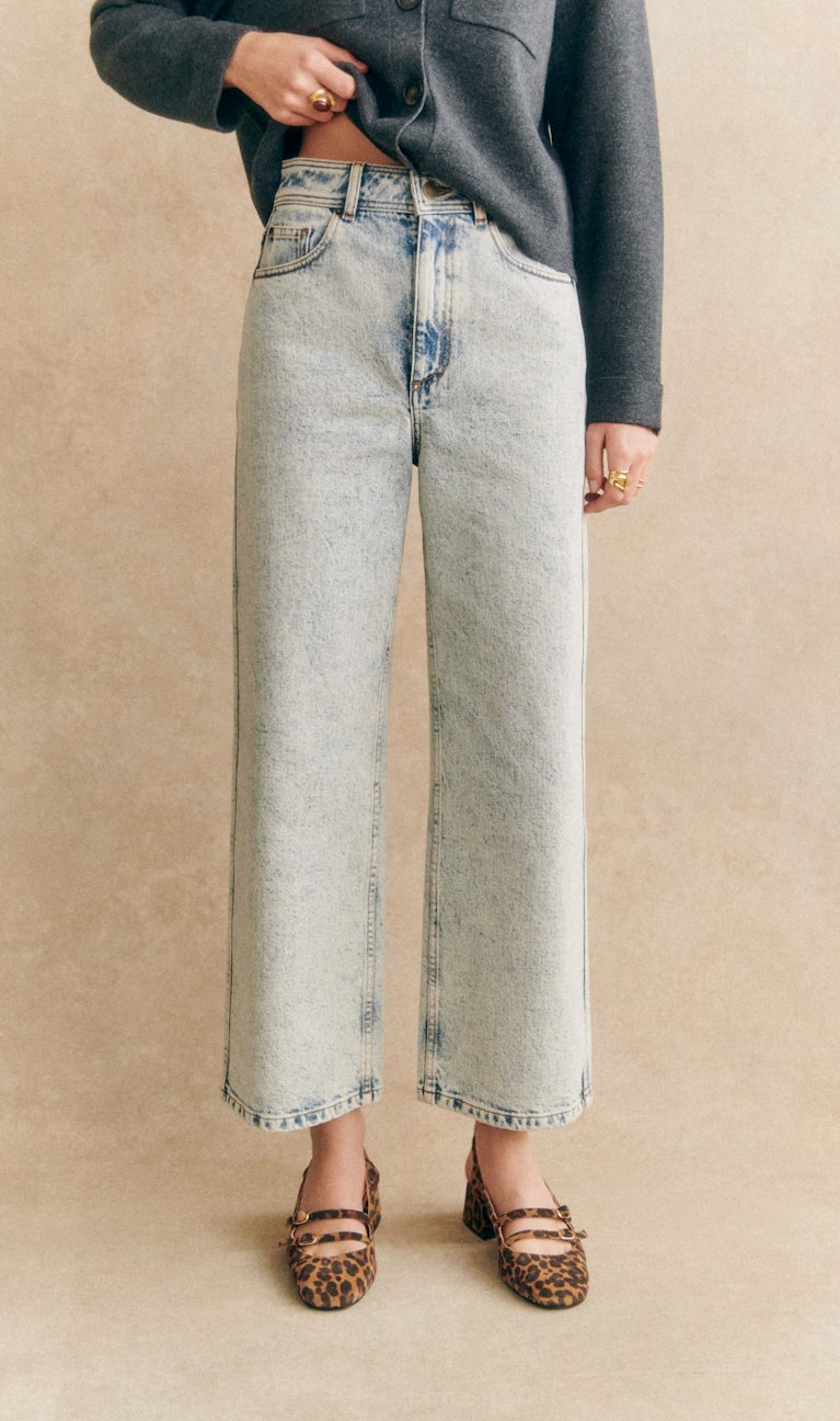 SÉZANEデニムパンツ　32/XS 日本サイズ3 Denim: high-waisted, low-waisted and slim-fit jeans