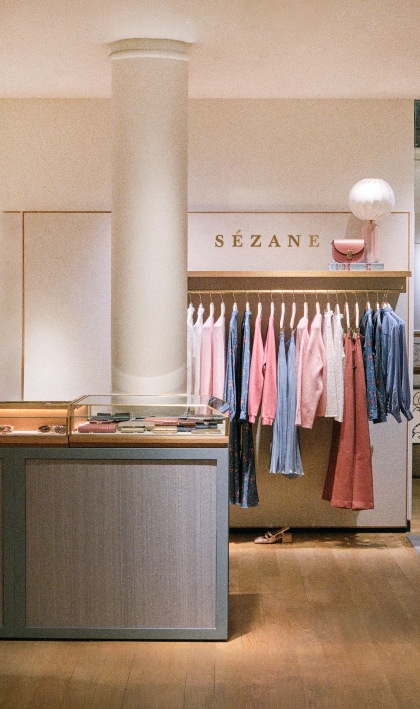 Sézane at Le Bon Marché in 2023  Sezane, Login page, How to find out