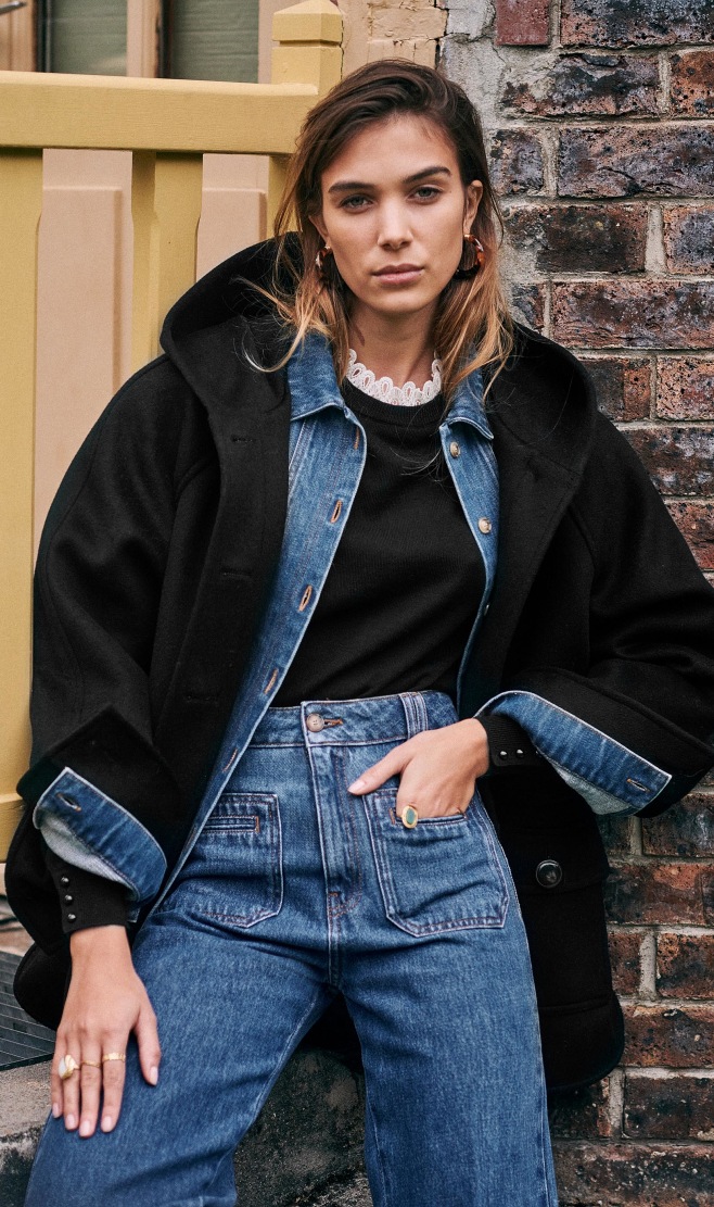 Sezane manteau suzon Clearance