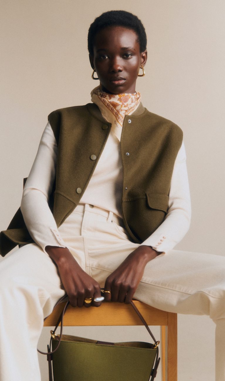 値下げしました！【未使用】SEZANE セザンヌ＊ノースリーブスーツジャケット 2025年最新】sezaneの人気アイテム - メルカリ