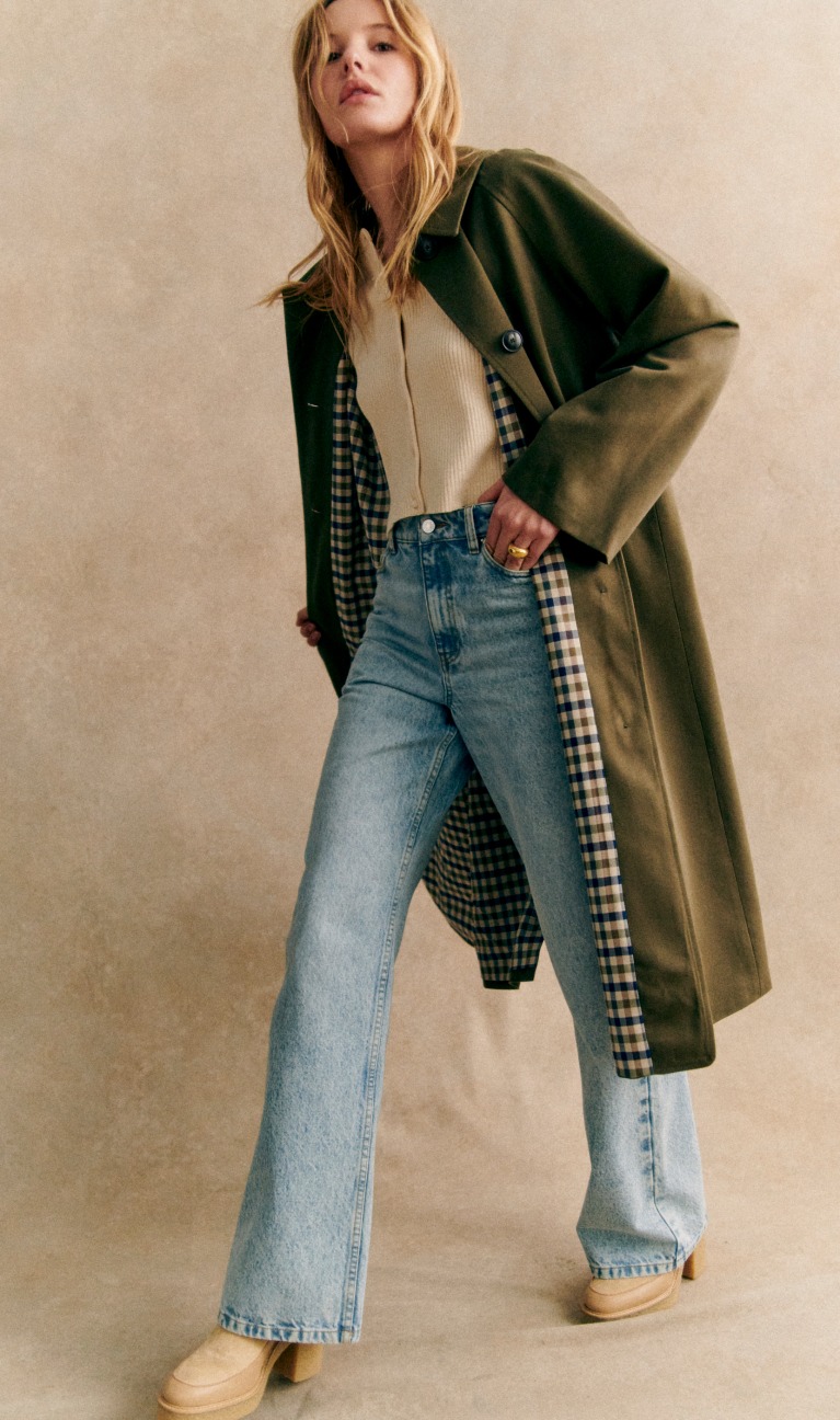 Sezane セザンヌ コート サイズ36 M SEZANE(セザンヌ) トレンチコート(レディース) - 海外通販のBUYMA