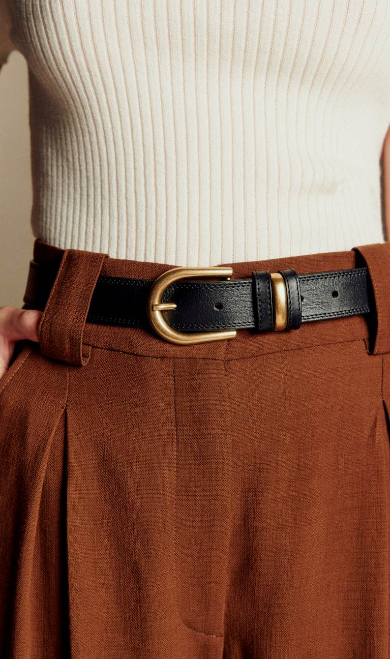 ベルト : レザー、スエード、編み込み | レディースウェア | Sézane