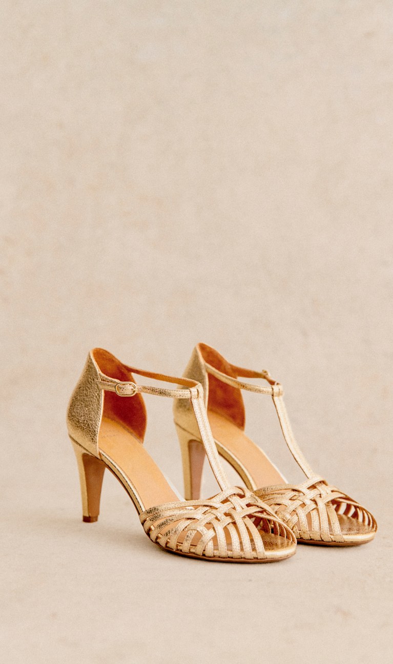 Chaussures dorees sezane hot sale