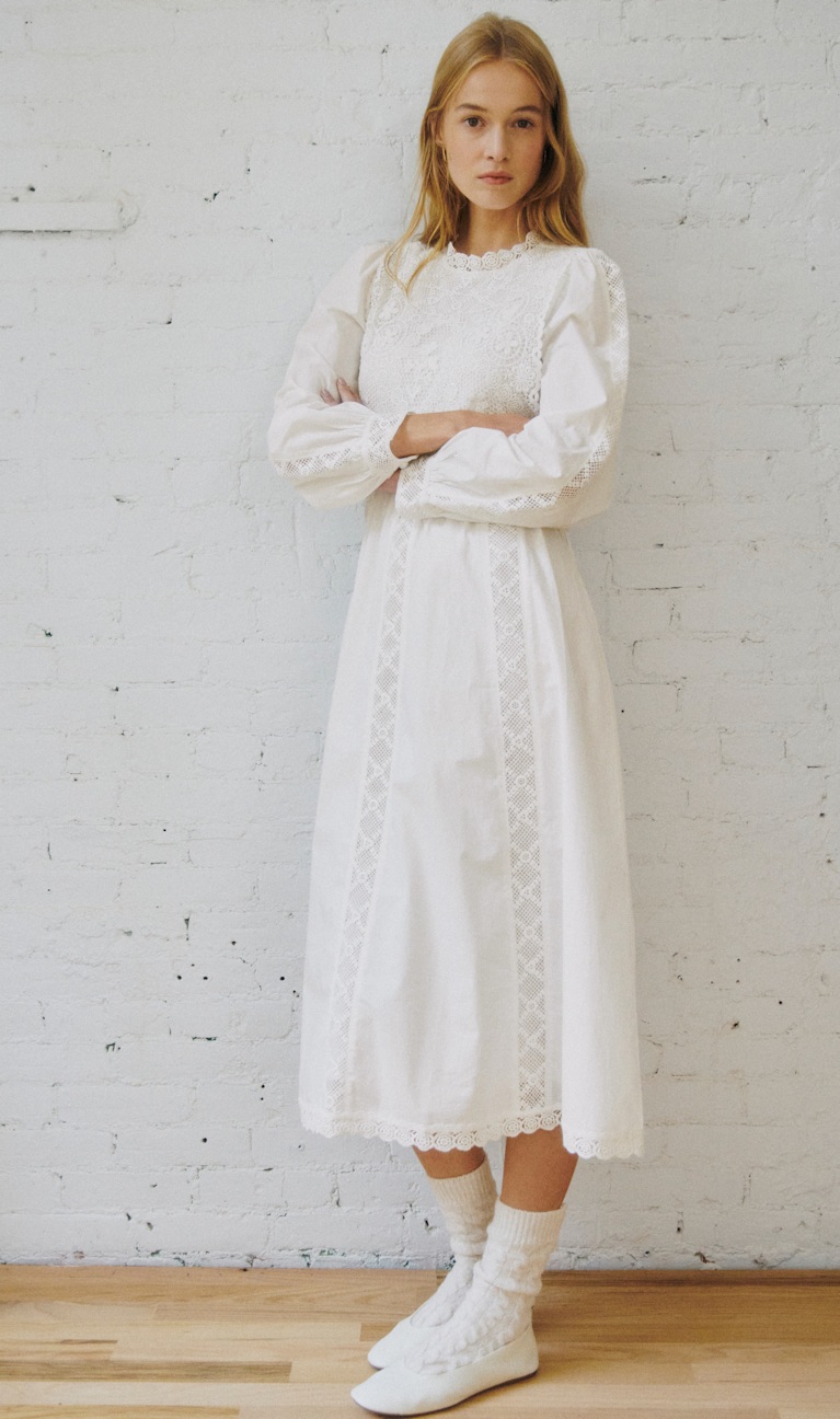 SEZANEレーストップス34 XS〜S Sézane x Sea New York: American coolness meets French carme