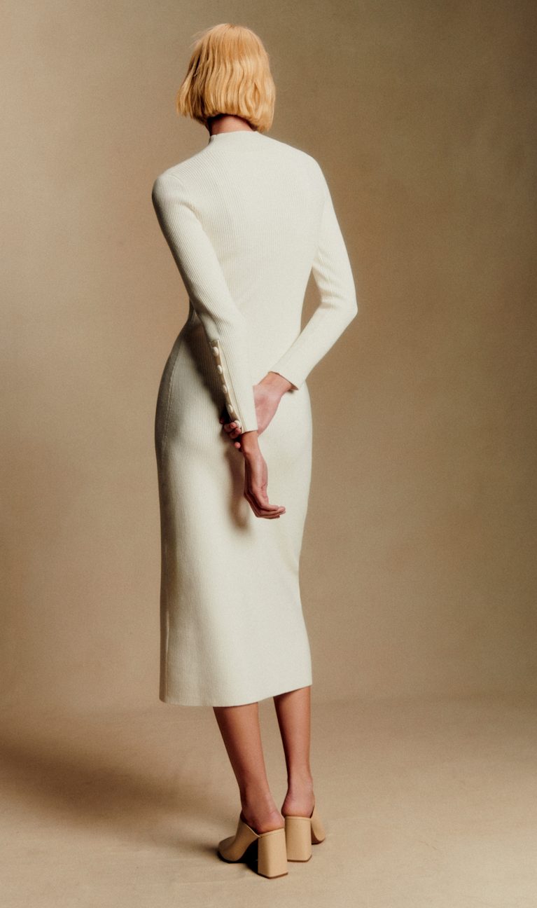 セザンヌ ラメ ニット ミディドレス ワンピース ドレス、ミニ