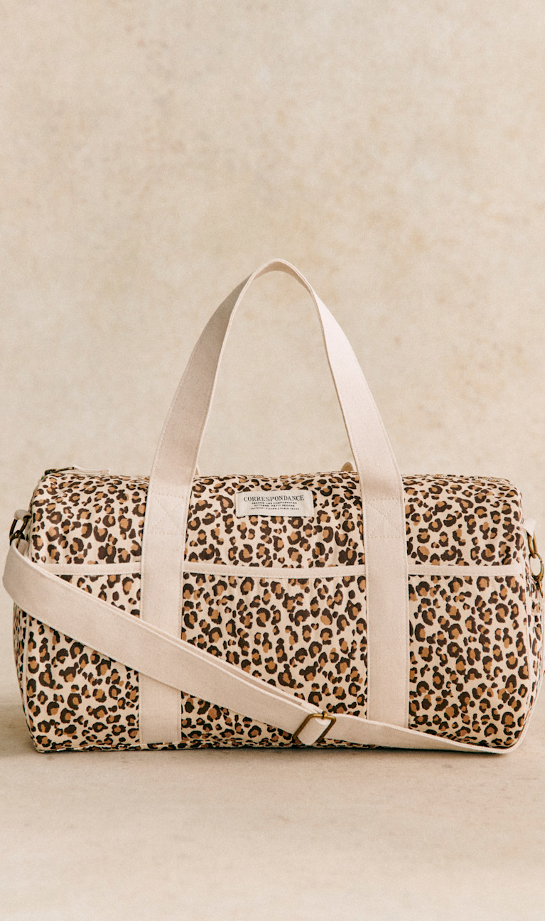 極美品　sezane セザンヌ　バッグ　レオパード　ポーチ　バナナバッグ org.jpg