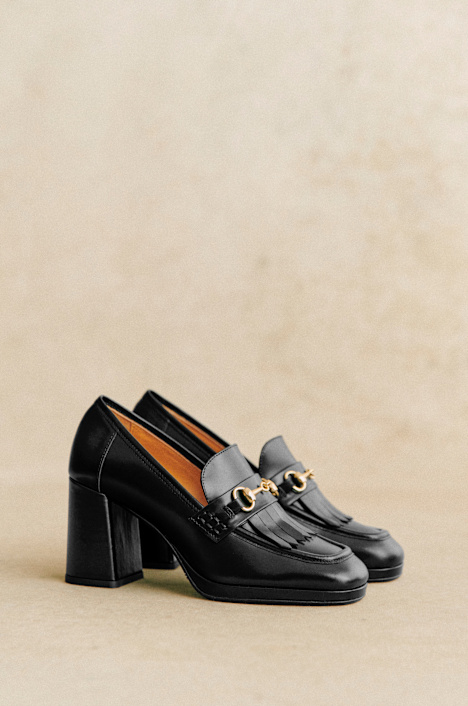 SEZANE パンプス ブラック 36 Sézane Heels Size 37 EU - Black Suede