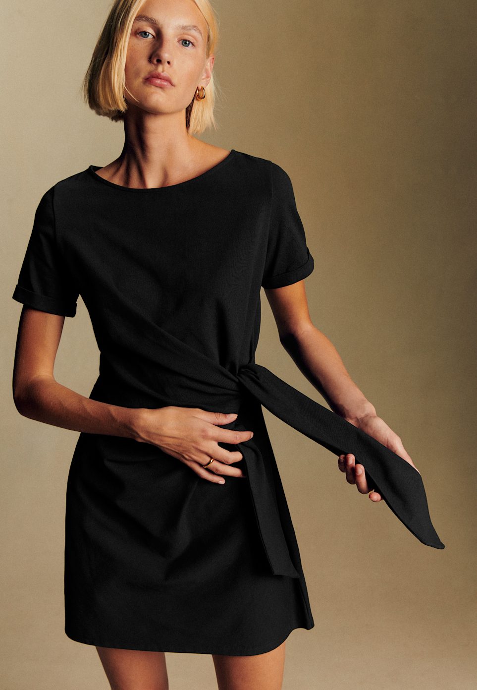 Alexa Sweatshirt - Faded Black - Organic Cotton - Sézane