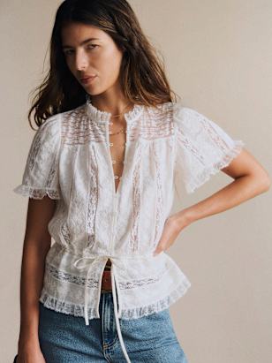 Roxanne Shorts - Sage - Organic Cotton - Sézane