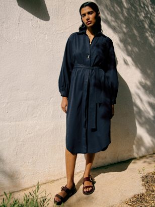 Winston XL Scarf - Sézane x Holiday - Jalna Print - Organic Cotton