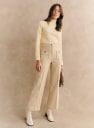 Emilio Trousers - Hazelnut - Viscose ECOVERO™ LENZING™ - Sézane