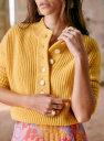 Lucas Teal Knit Button Jumper