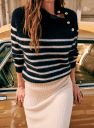 Trudy Jumper - Navy / Ecru - Super kid 