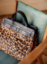 sac leopard sezane