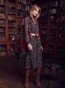 Robe Clemence Moka Viscose Sezane