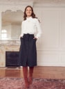 Jupe Celina Marine Coton Sezane