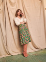 Jupe Nelly Imprime Jardin D Hiver Sezane