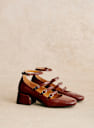 Elodie Mary Janes - Patent Black - Patent cowide leather