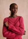 Josephine Jumper - Raspberry - Kid mohair - Sézane