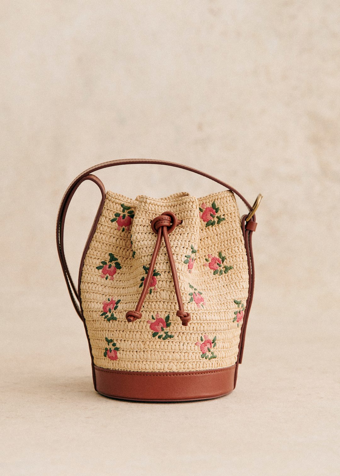 Mini Farrow Raphia Bag