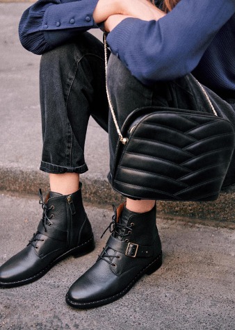 sezane low henry boots