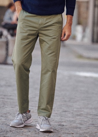 Veste Irwin Seersucker Kaki - Coton Bio Léger