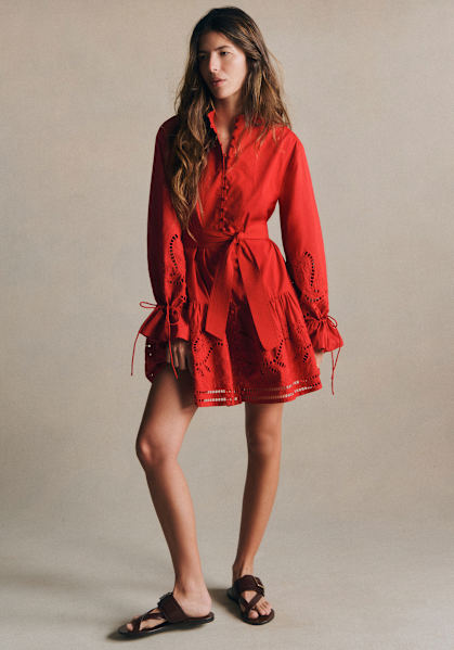 sezane fabiola short dress marynaholovanova on LTK