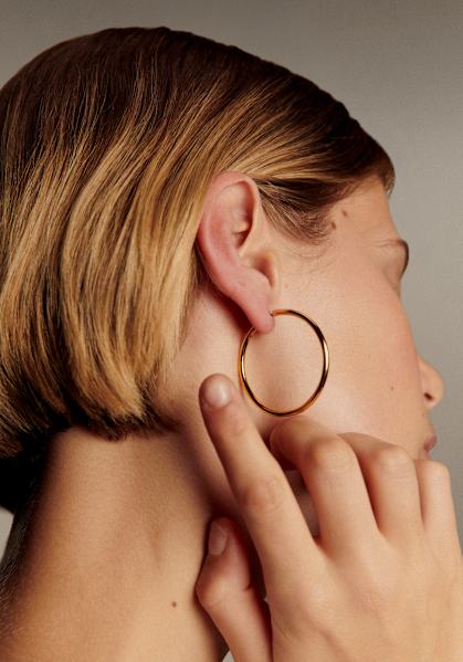 ♡Sézane Eva シルバー925 フープピアス♡ Eva ピアス - シルバー - シルバー - Sézane