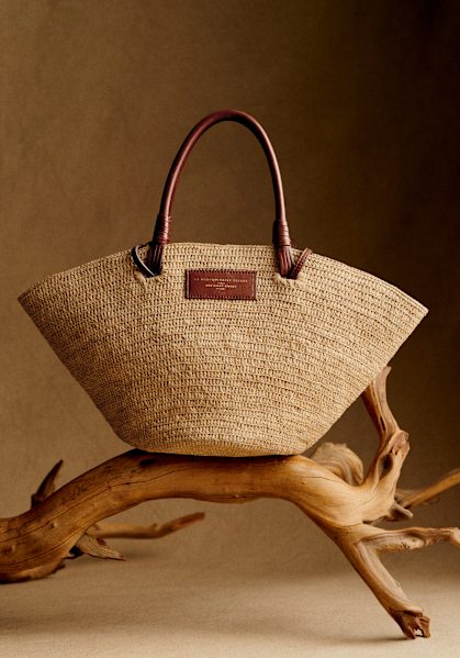 Justine Mini Basket Bag - Natural Raffia - Raffia - Sézane Justine Mini Basket Bag - Natural Raffia - Raffia - Sézane