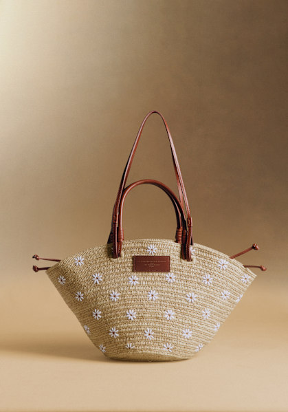 Justine バスケット - ナチュラルラフィア - ラフィア - Sézane